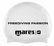PLAVECKÁ APNEA ČEPICE - Swim APNEA CAP MARES Bílá