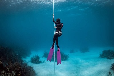 Ploutve s Botičkou MARES X-WING S - Free Diving Modrá 42 / 43