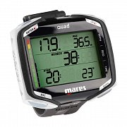 Potápěčský Počítač MARES QUAD Černá - Bílá