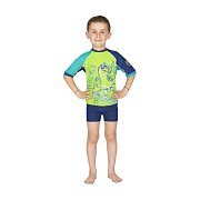 Triko Do Vody - MARES Rashguard SHIELD Kid - Dětské XL Zelená