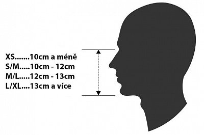 CELOOBLIČEJOVÁ ŠNORCHLOVACÍ MASKA Modrá S/M