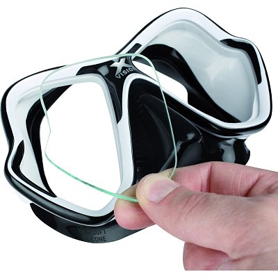 Dioptrická Skla - Maska - X-VISION nový model -6.5 Pravé