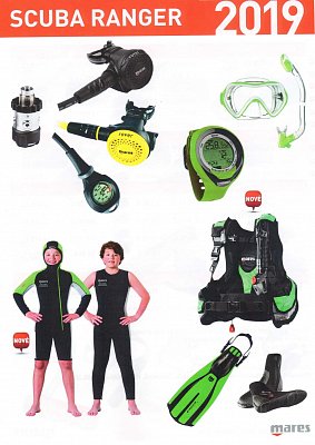 Kompletní Dětský SET SCUBA RANGER MARES pro přístrojové potápění 4
