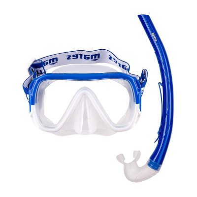 Maska + Šnorchl Mares KEEWEE SNORKELING šnorchlovací set Modrá