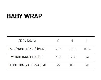 Neopren pro nejmenší děti MARES BABY WRAP - Dětský S Růžová