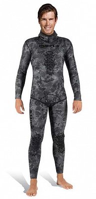 Neoprenový Oblek MARES Jacket EXPLORER CAMO BLACK 70 Open Cell - Spearfishing a FreeDiving 4 - ML