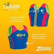 Plavecká Vesta ZOGGS Pro Děti - SEA SAW SWIMSURE JACKET BLUE  M / 4-5 let