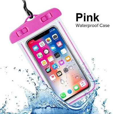 Podvodní Pouzdro Na Mobilní Telefon Růžová