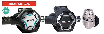 Potápěčská Automatika Mares DUAL ADJ 62X DIN Tyrkysová / Bílá