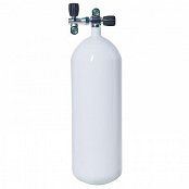 Potápěčská Lahev 15L / 230 bar VÍTKOVICE CYLINDERS Bílá Pouze lahev bez ventilu Bez Botky