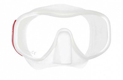 Potápěčská Maska MARES JUPITER - Větší model Bílá - Červená