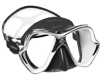 Potápěčská Maska MARES X-VISION CHROME LIQUIDSKIN Černá - Bílá