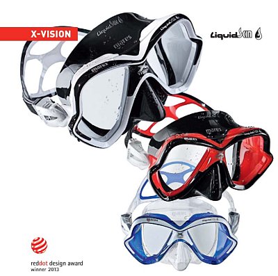Potápěčská Maska MARES X-VISION LiquidSkin Žlutá / Bílá