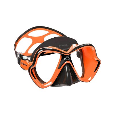 Potápěčská Maska MARES X-VISION ULTRA LS LiquidSkin Černá - Žlutá Neonová