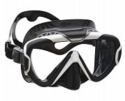 Potápěčská Maska + Suchý Šnorch + Druhý Rám - Mares PURE WIRE SET Černá - Červená Černo - Žlutý rám