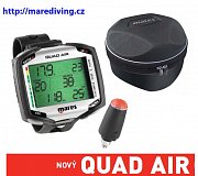 Potápěčský Počítač MARES QUAD AIR + SONDA + POUZDRO zdarma Bílá