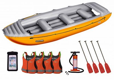 Raft COLORADO 450 GUMOTEX - Maxi set Zelaná / Šedá