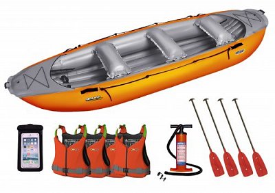 Raft ONTARIO 420 GUMOTEX - Maxi set Žlutá / Šedá