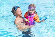 Rukávky s Plovacím Oblekem SEASAW WATERWING FLOATSUIT PINK 2 - 3 roky