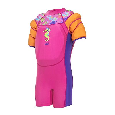 Rukávky s Plovacím Oblekem SEASAW WATERWING FLOATSUIT PINK 4 - 5 roků