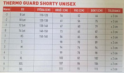 Short MARES THERMO GUARD - Krátký neopren - Dětský -3