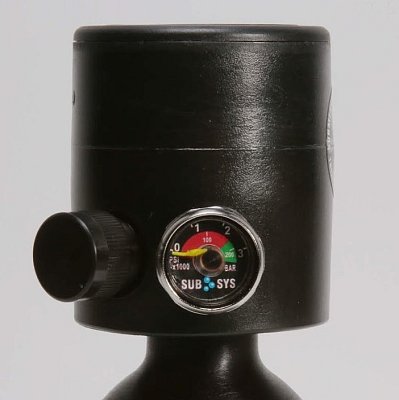 Spare Air ručičkový manometr (tlakoměr) DIAL GAUGE PSI + BAR