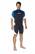 Tričko MARES RASH GUARD LOOSE FIT Short Sleeve - Krátký Rukáv - Volný střih - Pánské L Modrá