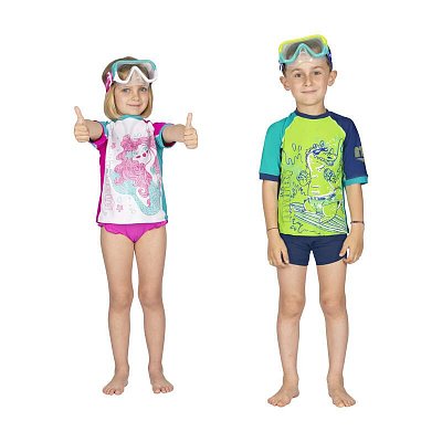 Triko Do Vody -  MARES Rashguard SHIELD Kid - Dětské S Fialová