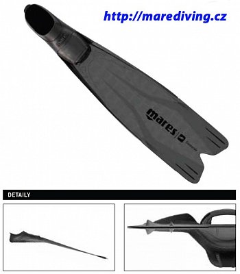 Ploutve s Botičkou MARES CONCORDE - Free Diving 40/41 Zelaná