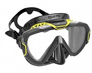 Potápěčská Maska + Suchý Šnorch + Druhý Rám - Mares PURE WIRE SET Čirá - Žlutá Černo - Žlutý rám