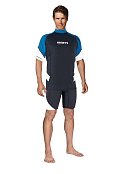 Tričko MARES RASH GUARD LOOSE FIT Short Sleeve - Krátký Rukáv - Volný střih - Pánské L Zelená