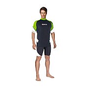 Tričko MARES RASH GUARD LOOSE FIT Short Sleeve - Krátký Rukáv - Volný střih - Pánské XXXL Modrá